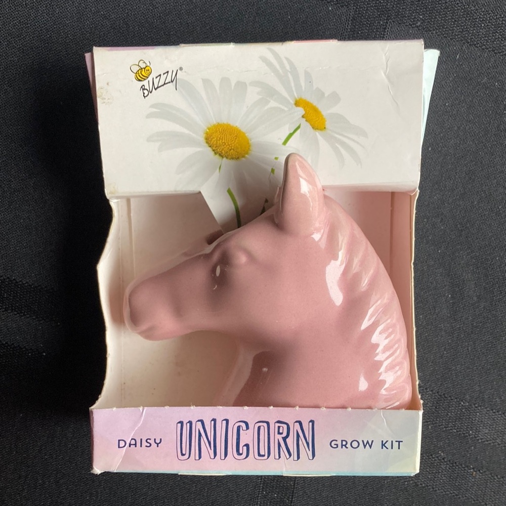 ⚜️Pink Unicorn Daisy Grow Kit by Buzzy! NWT!